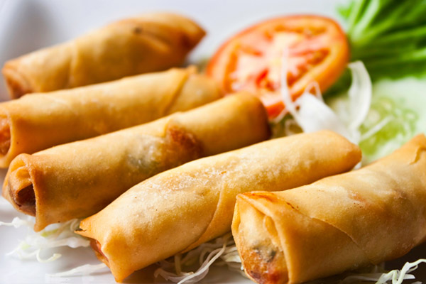 spring roll finger food catering