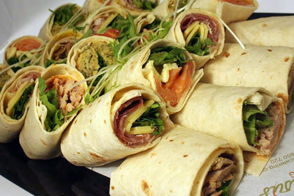 healthy wraps catering